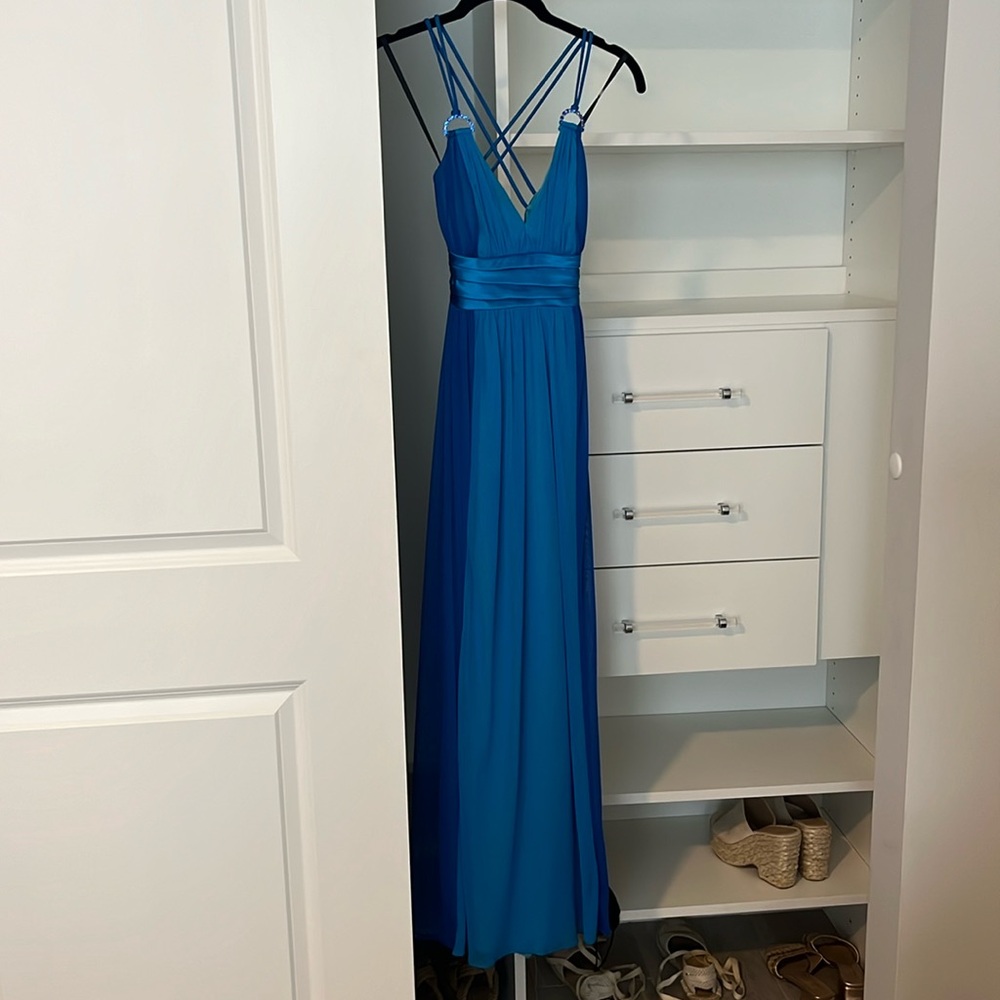Beautiful Two Tone Blue Gown